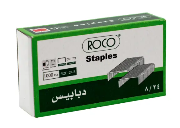   Roco Staples Standard 26/6 Staple Size  0.5mm Half Strip 1000 Staples 