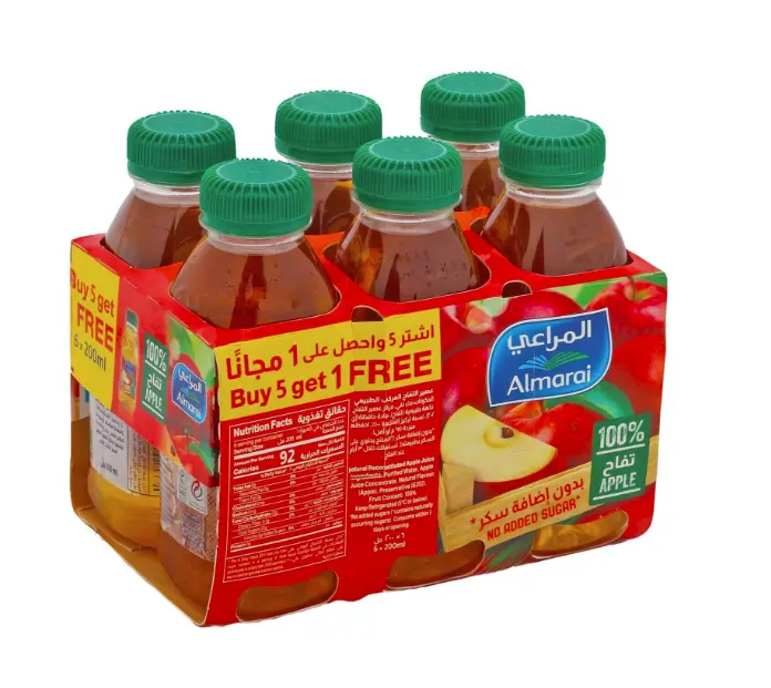 Almarai Apple Juice 200 ml Set Of 24 Pcs 