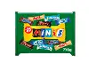 Mini Mars, Mini Snickers, Mini Twix, Mini Bounty, Galaxy Minis  