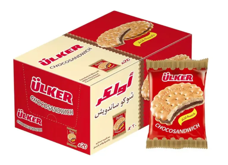 Ulker Choco Sandwich Biscuits 23.5g Set Of 24 Pcs 
