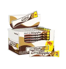 Galaxy Ripple Milk Chocolate Snack Bar 36 x 30g 