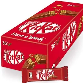 Kitkat 2 Finger Milk Chocolate Wafer 17.7g Pack Of 36 Pcs 