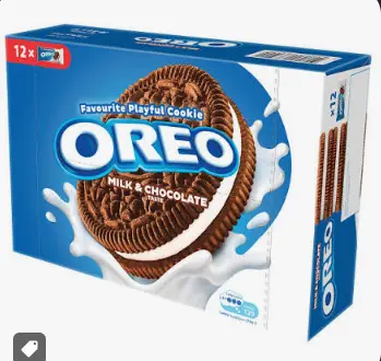 Oreo Milk Choco Biscuit 36.8g Pack Of 12 Pcs 