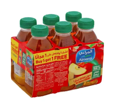 Almarai Apple Juice 200 ml Set Of 24 Pcs 