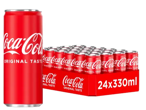Coca Cola Soft Drink 320ml Set Of 24 Can 