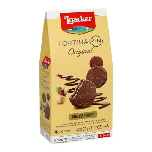 Loacker Tortina Mini Wafer with Hazelnut Cream 90g 